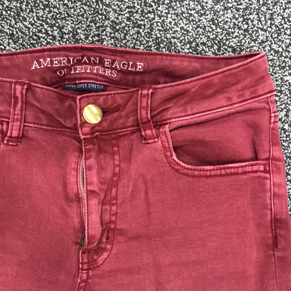 ❤️Maroon Jeans